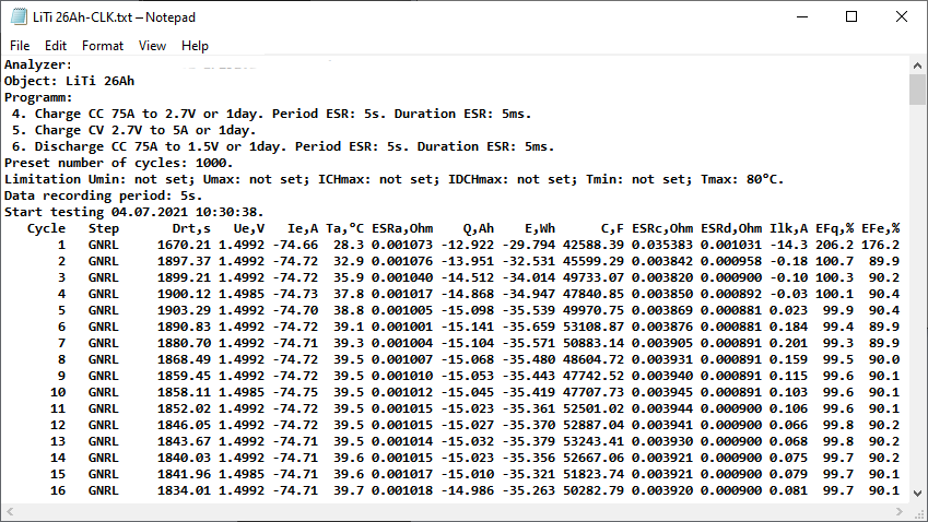 potentiostat battery-analyzer-raw-file