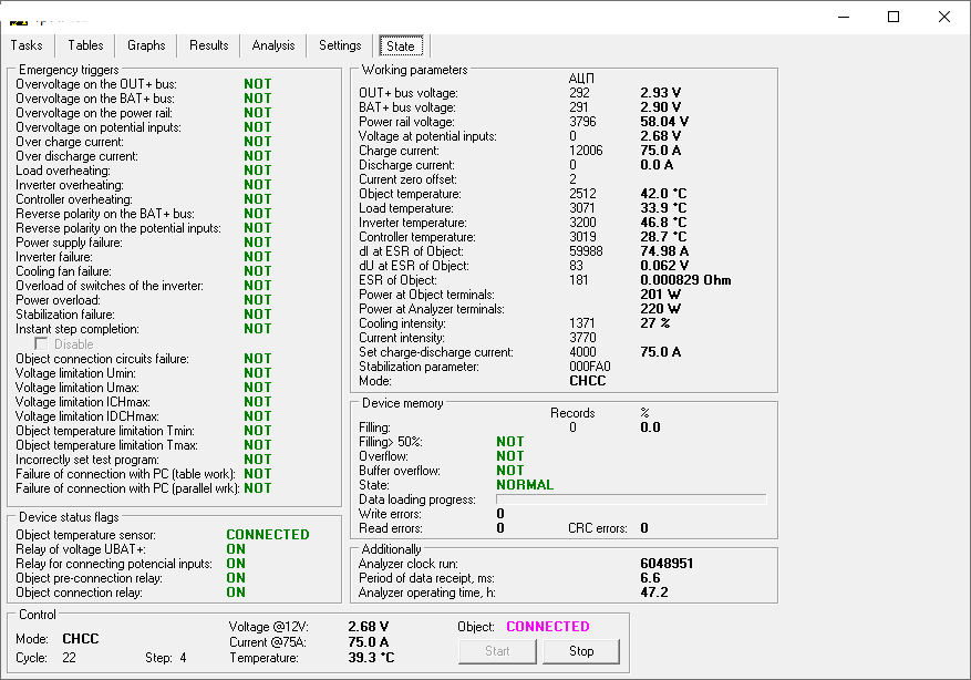 potentiostat battery-analyzer-raw-file